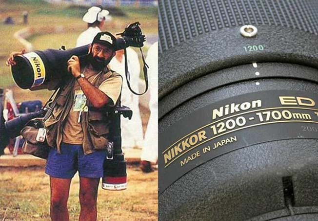 Mãe todas lentes Nikkor 1200-1700mm