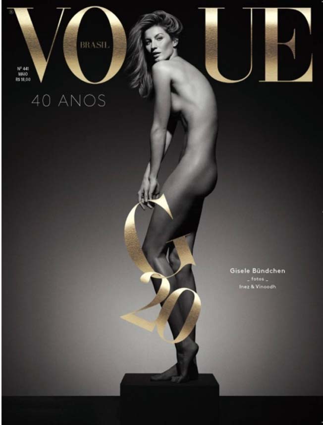 Gisele Bündchen Revista Vogue Nua