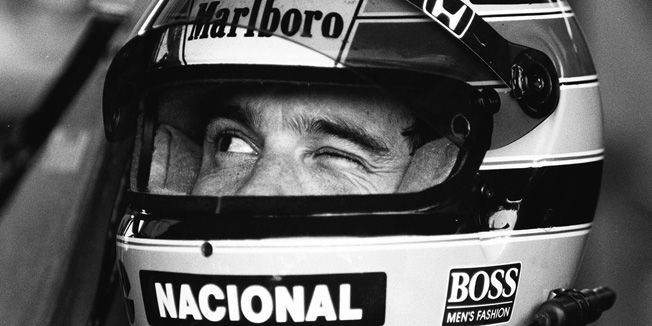 Piscada Ayrton Senna - Evandro Teixeira Piscada Ayrton Senna - Evandro Teixeira