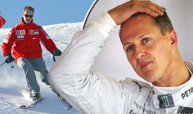 Michael Schumacher Foto acidente